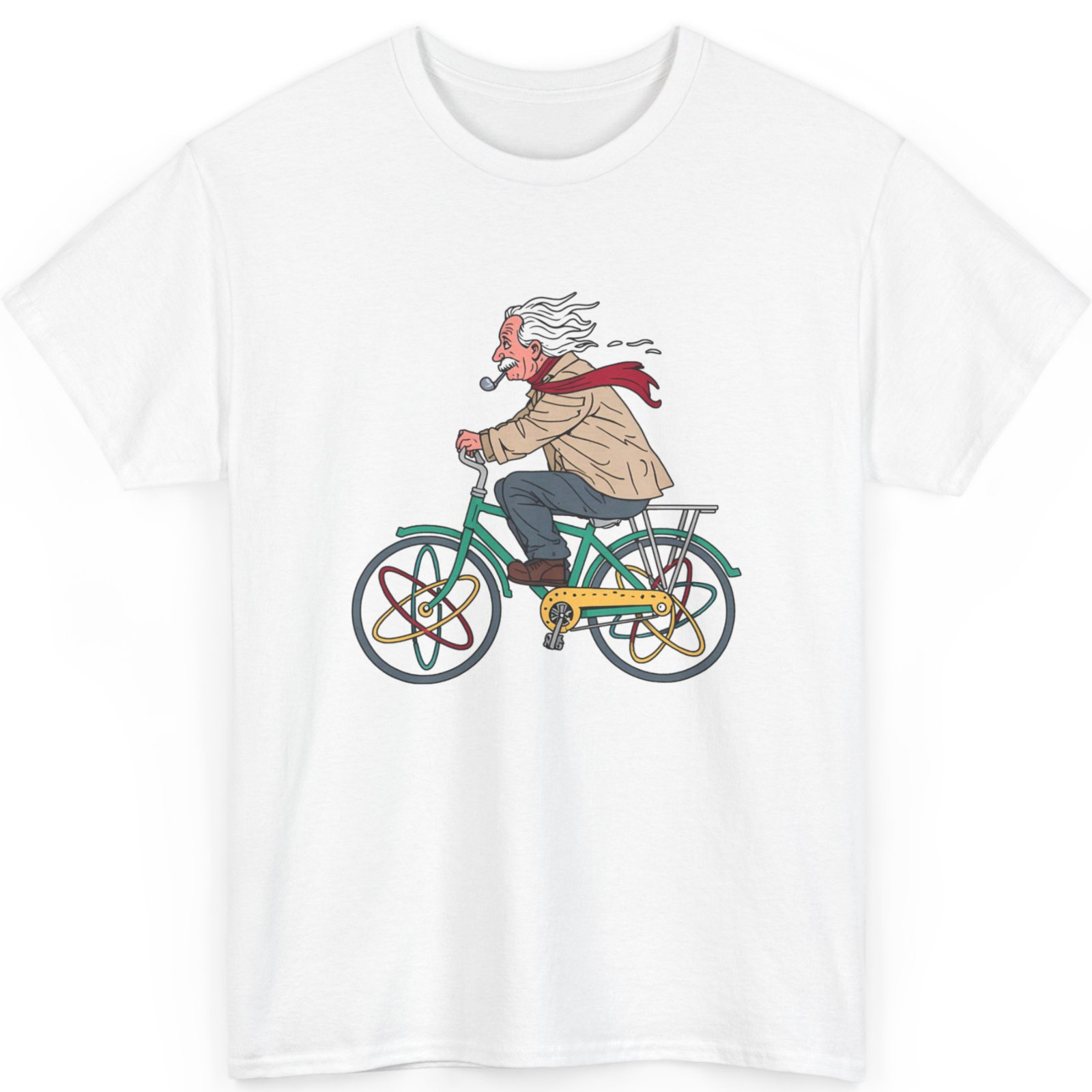 Atomic Bicycle Science Professor Men Kids Chemistry T-Shirt gallery