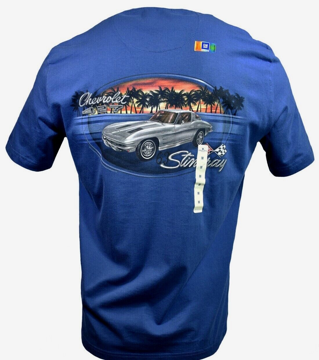 Men's T-shirt -Chevrolet 1963 Stingray-Racing 427-Island Shores-Classic Cars NWT gallery