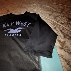 KEY WEST, FLORIDA, HALF SLEEVE PULLOVER POLYESTER SHIRT