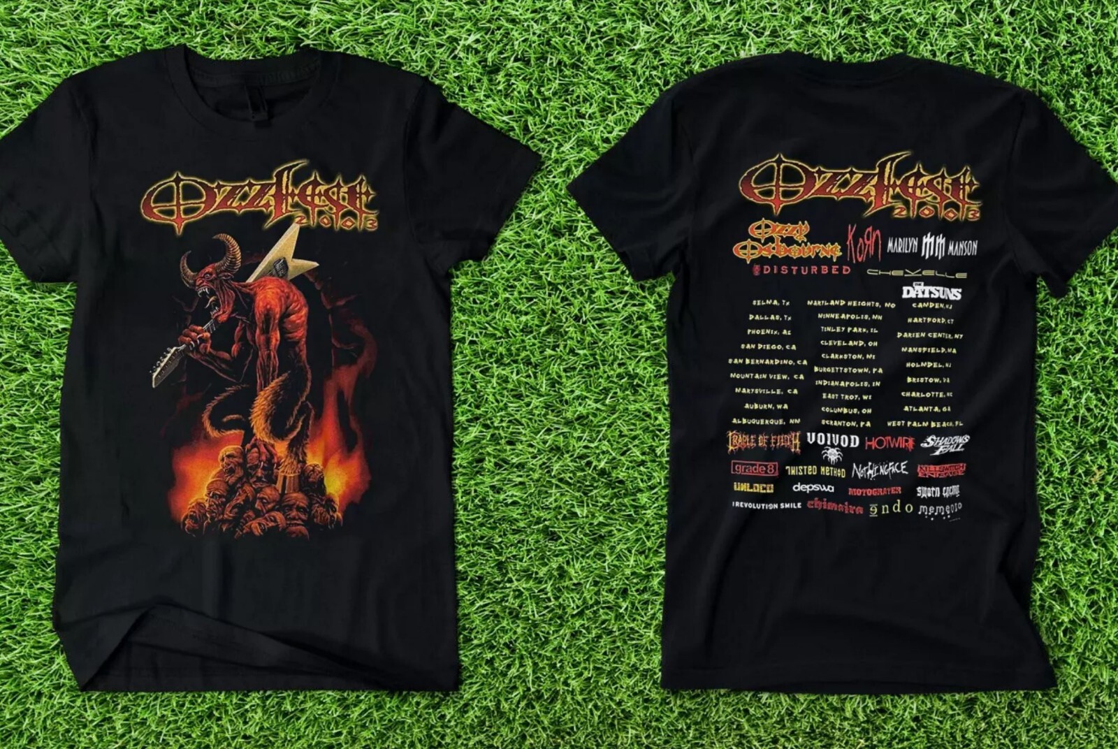 Vintage 2003 Ozzfest T Shirt All Size S-5XL Cotton gallery