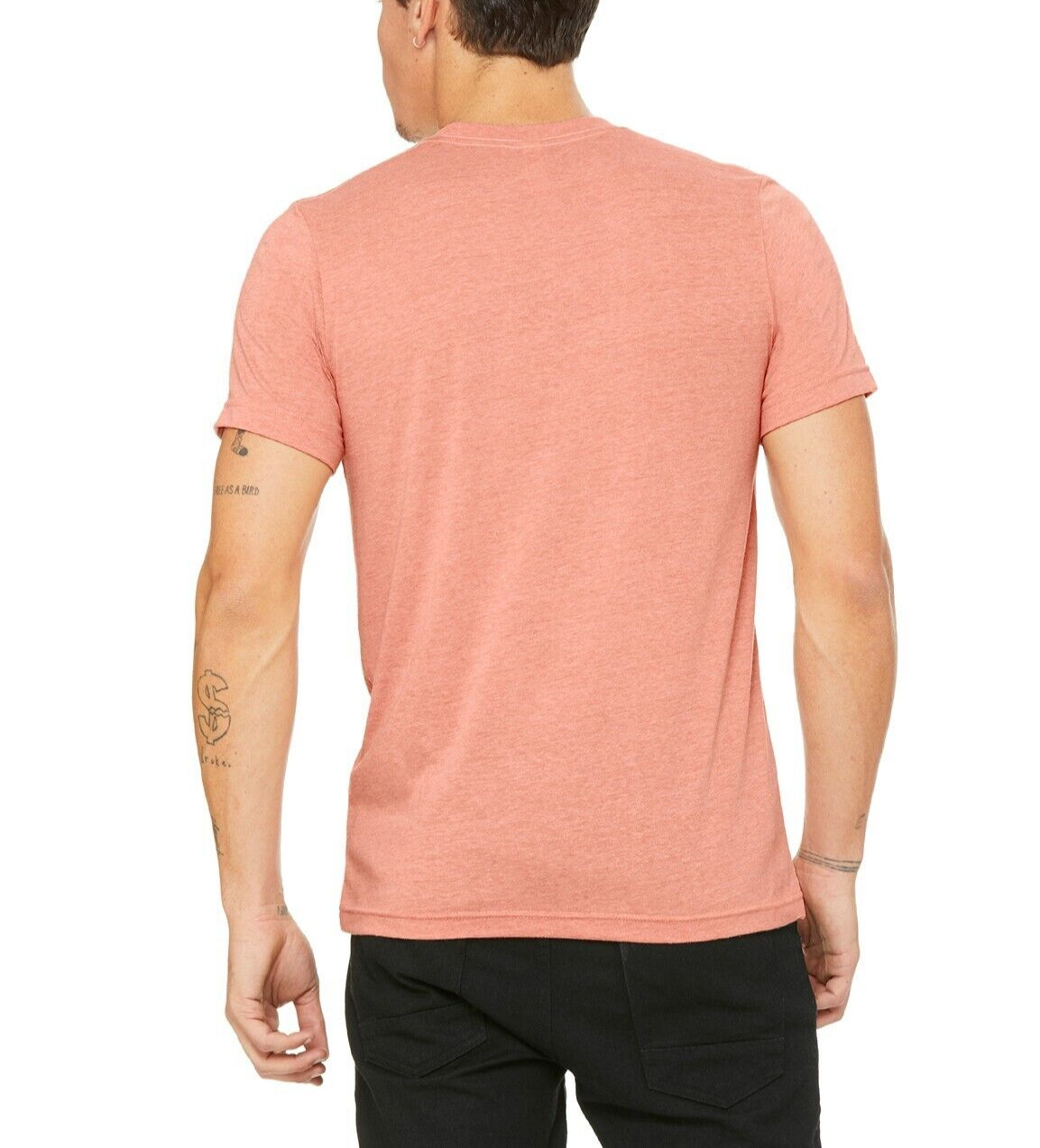 Bella + Canvas 3001CVC Unisex T Shirt Retail Fit Heather Stylish Tee CVC SUNSET gallery