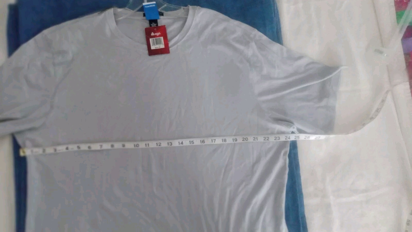 86 NWT Avery Dennison Private Label RFID 100% Prima Cotton Gray Men’s Shirt SzXL gallery