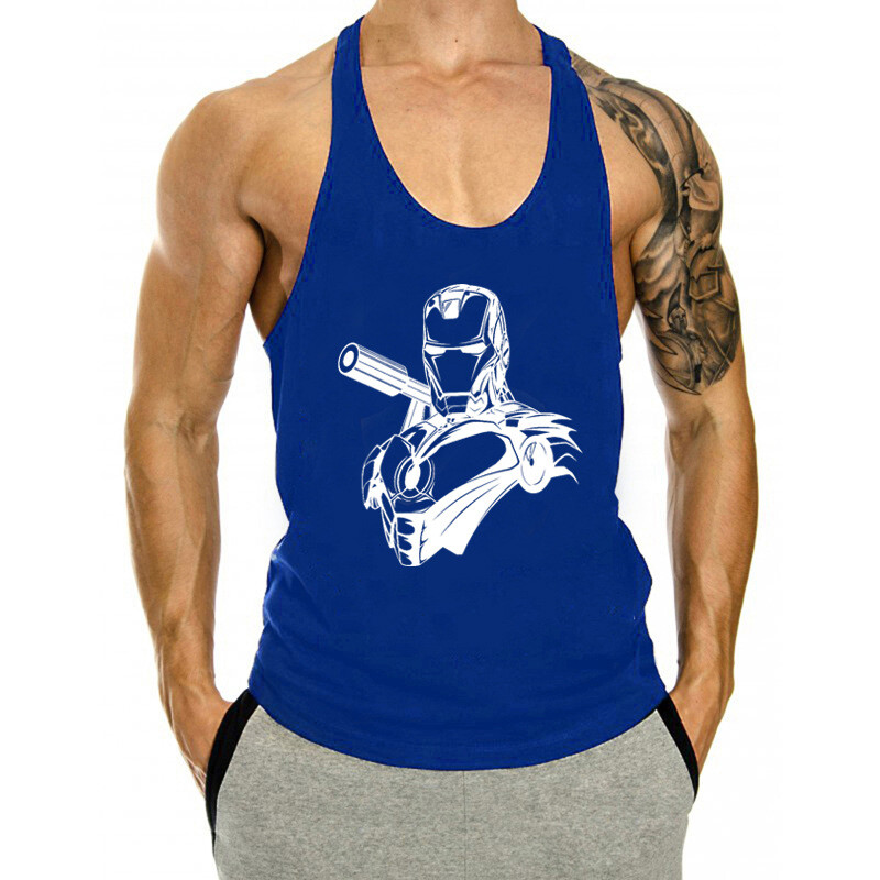 Sports Running Training Quick-drying Fitness Vest Cotton Leisure Printing gallery