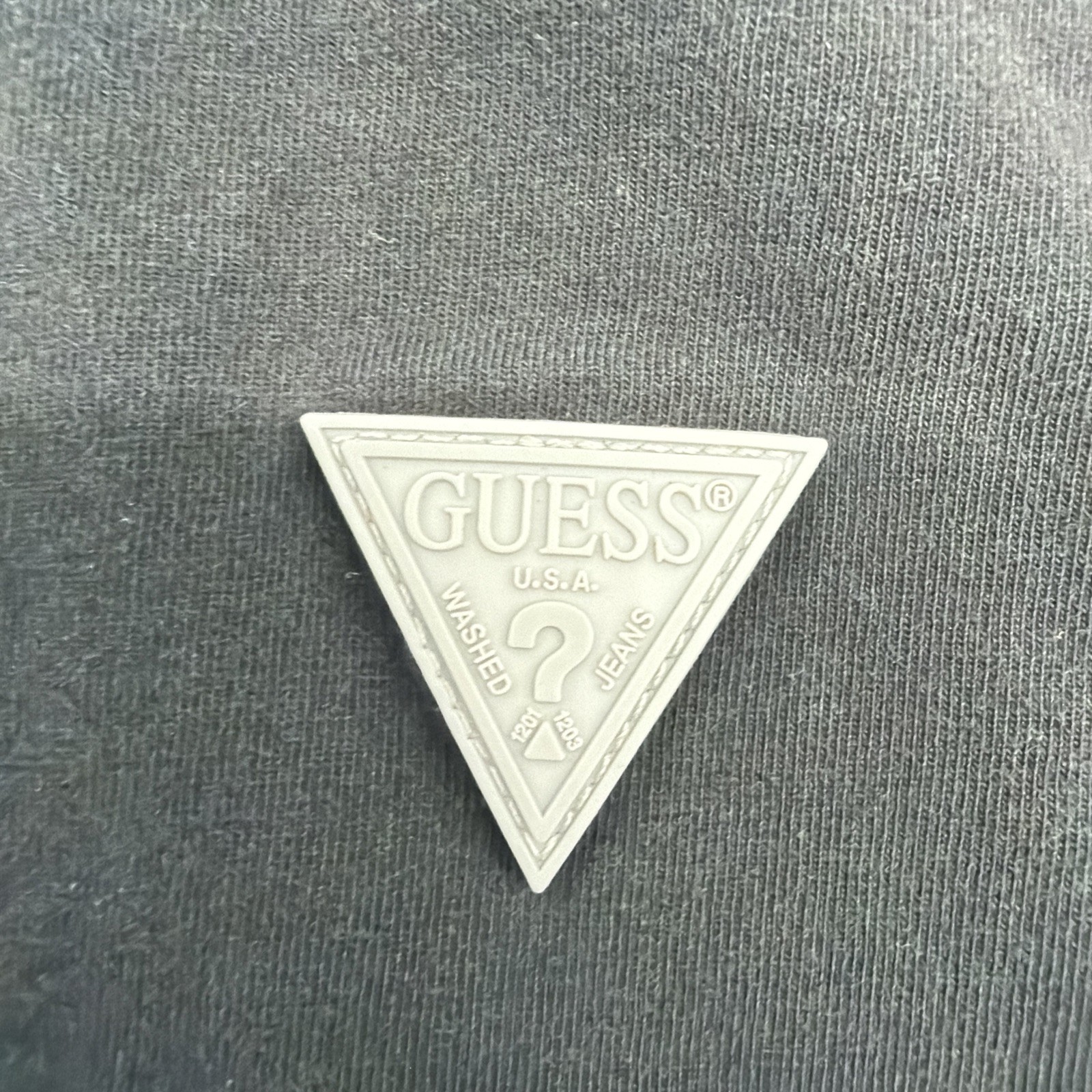 Guess T-shirt Men S Black Graphic Print Logo .#43242 gallery