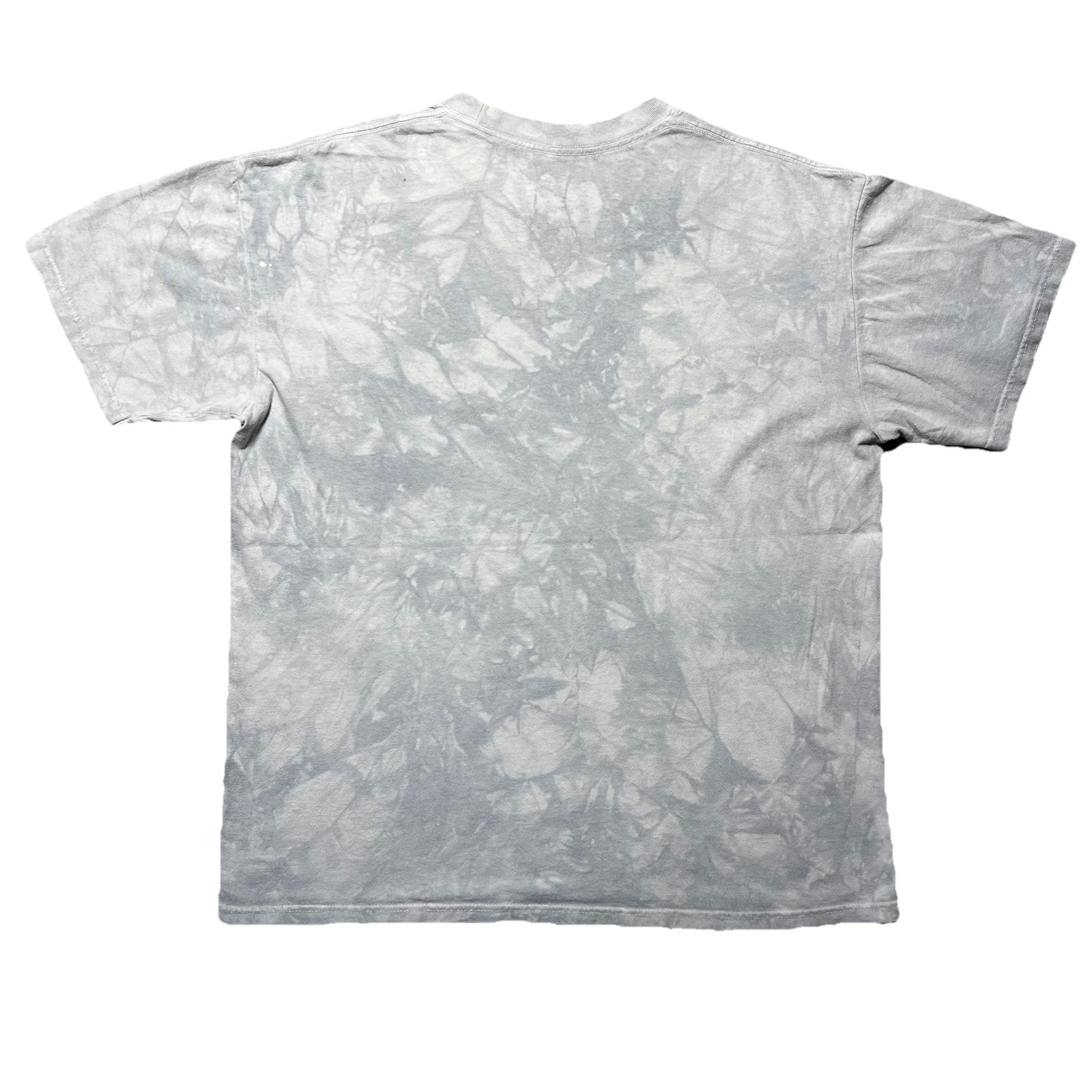 Vintage The Mountain Steam Locomotive Train T Shirt Mens Large Gray Tie Dye Y2K gallery