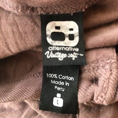 ALTERNATIVE APPAREL VINTAGE SOFT 100% COTTON HENLEY T-SHIRT LAVENDER SIZE L NWOT