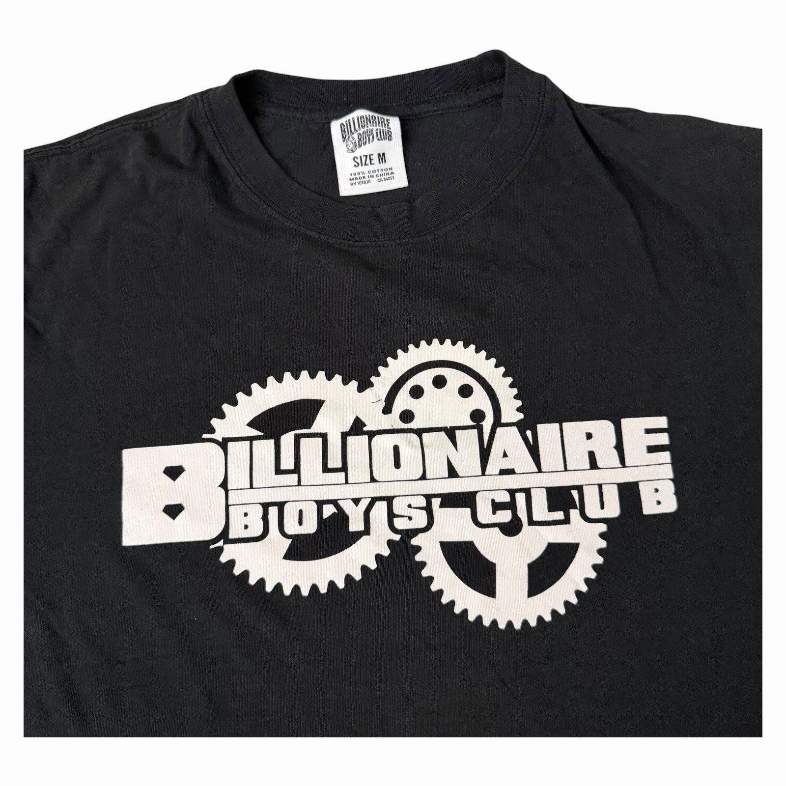 VTG Billionaire Boys Club Gears Graphic T Shirt Mens Medium Single Stitch FLAWED gallery