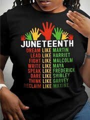 Juneteenth Inspirational Leaders T-Shirt | Black History Month Graphic Tee