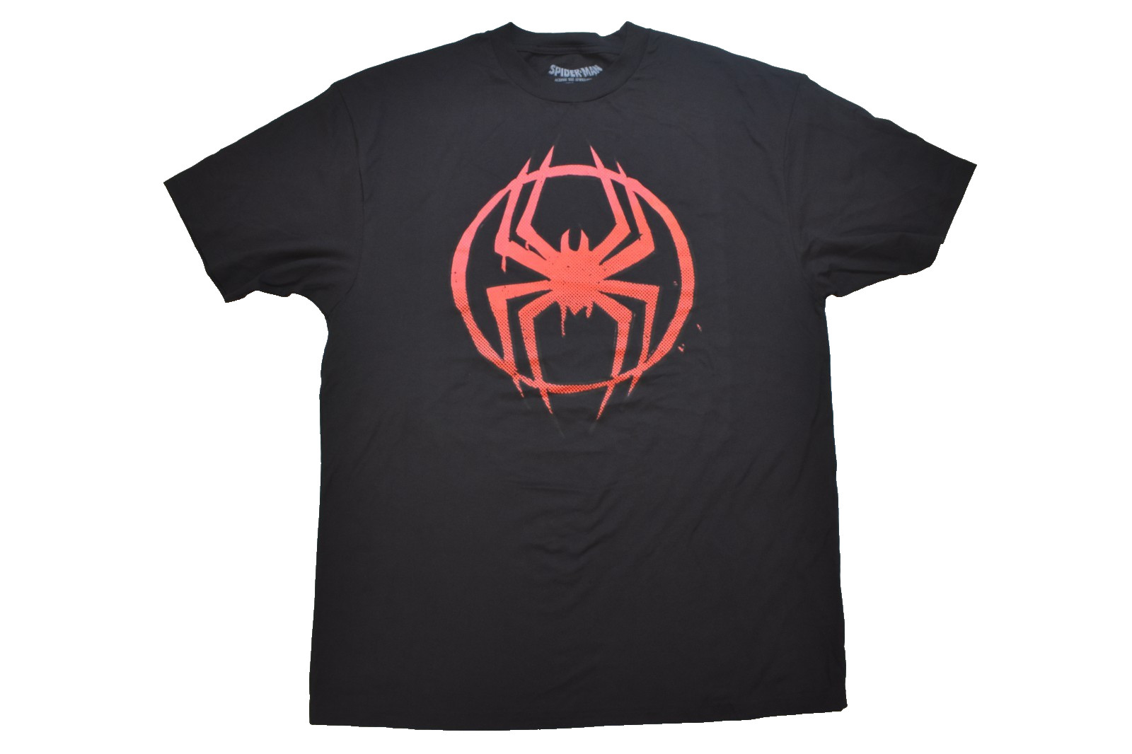 Spider-Man Across The Universe Mens Big & Tall Splatter Logo Shirt New 2XLT gallery