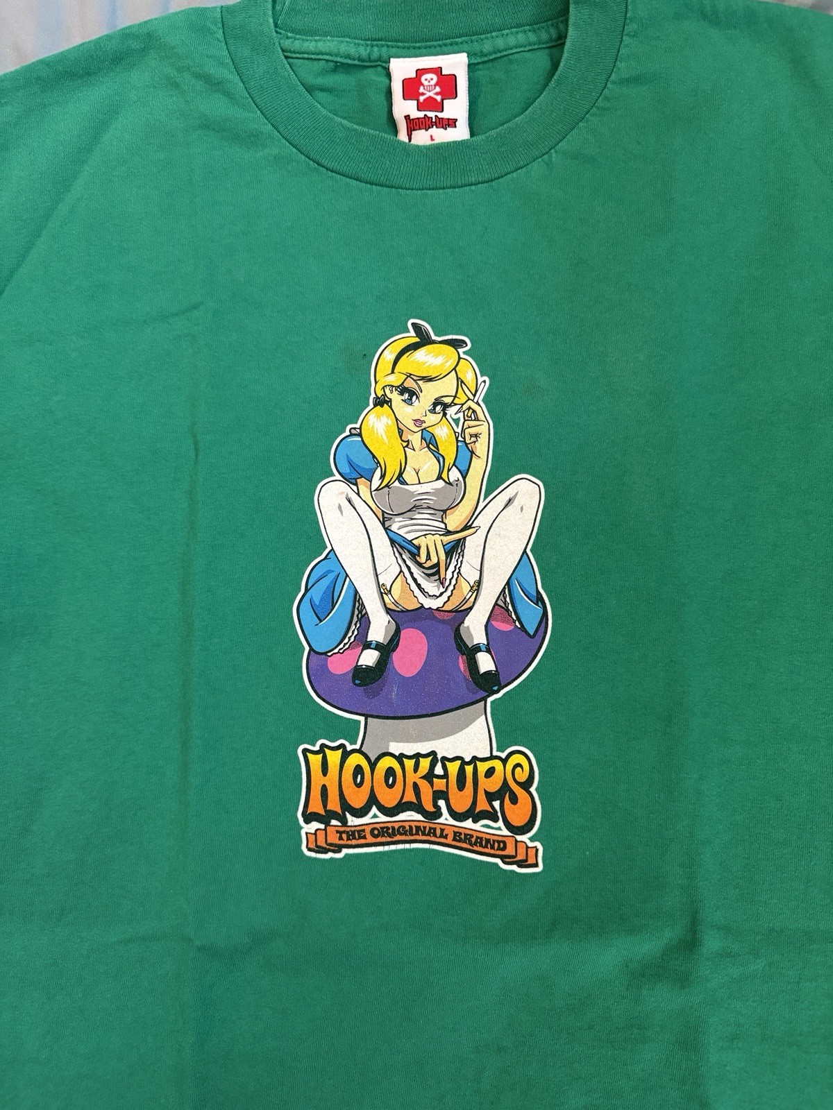 Used Vintage Jeremy Klein "Evil Alice In Wonderland" Skateboard T-Shirt! gallery
