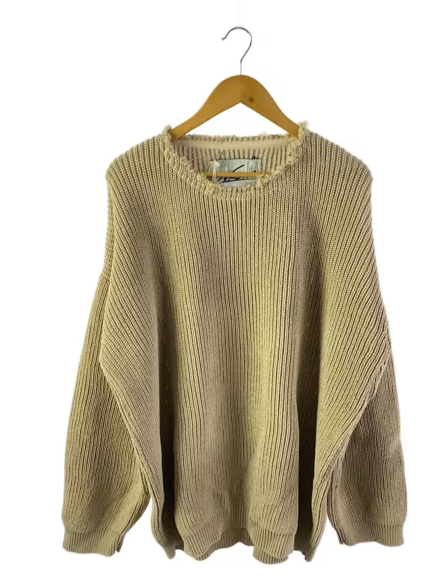NKGW Knit Sweater (Thick) FREE Size Cotton BEG Plain NKGW-22A-007