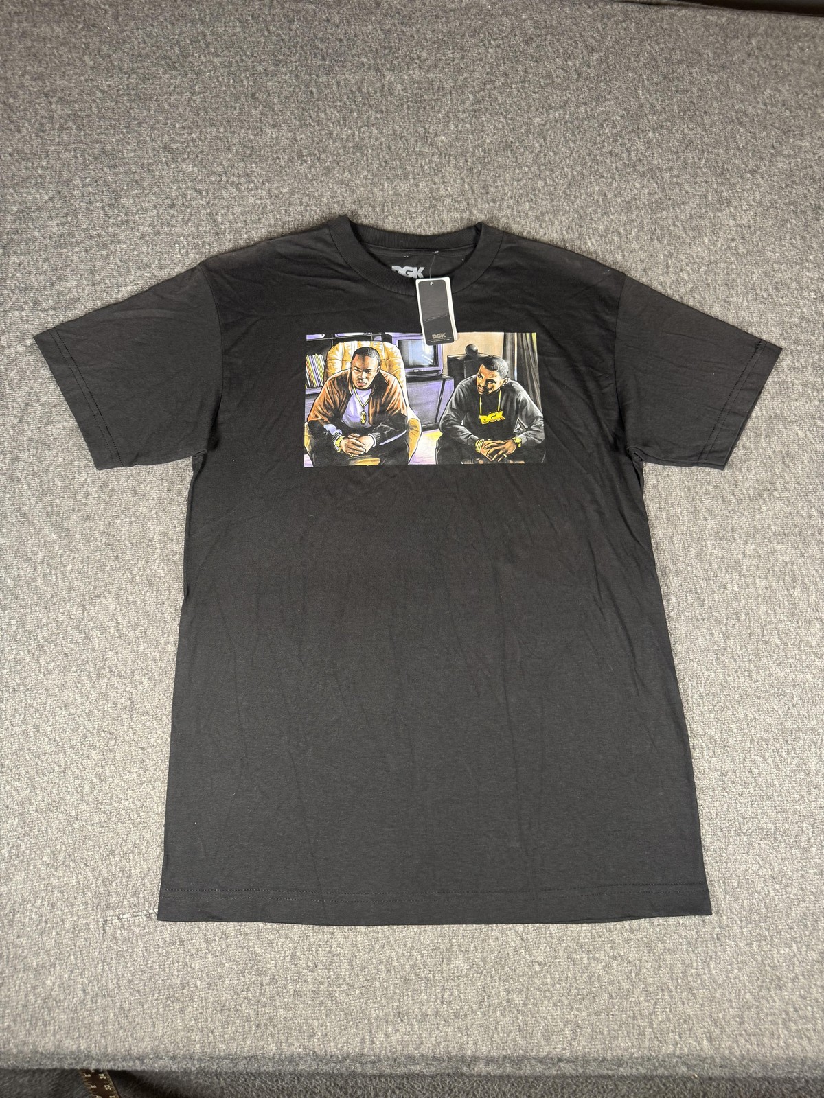 DGK Shirt Mens Medium Black Graphic Tee Streetwear Skateboarding Cotton GTA gallery