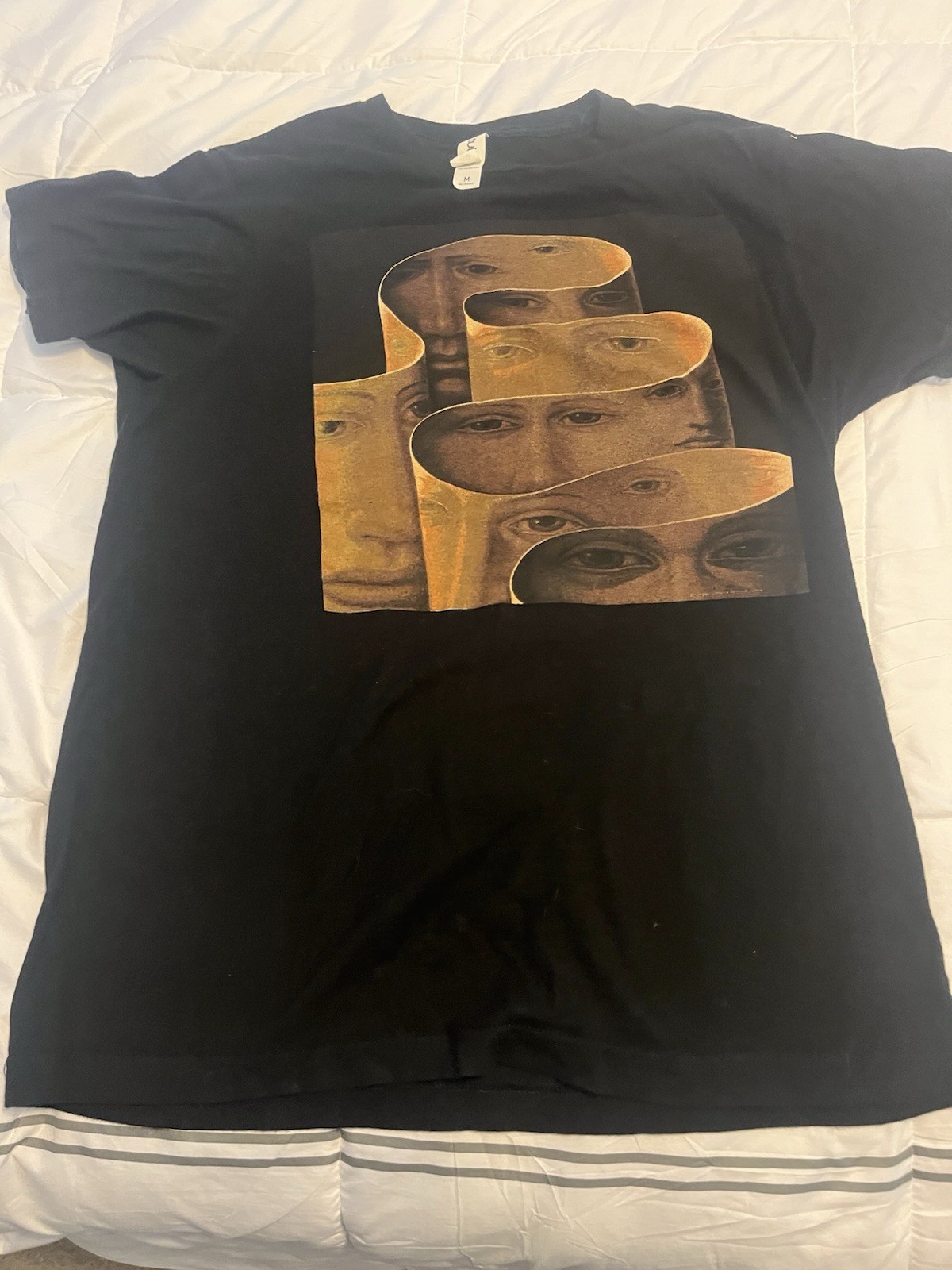 The Fixx Every Five Seconds Tour 2022 Black Graphic Print Tee Mens M gallery