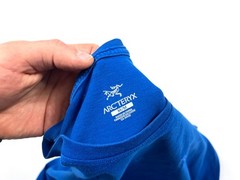 Auth Men’s Arcteryx Archaeopteryx Blue Cotton Outdoor Casual t Shirt Size M