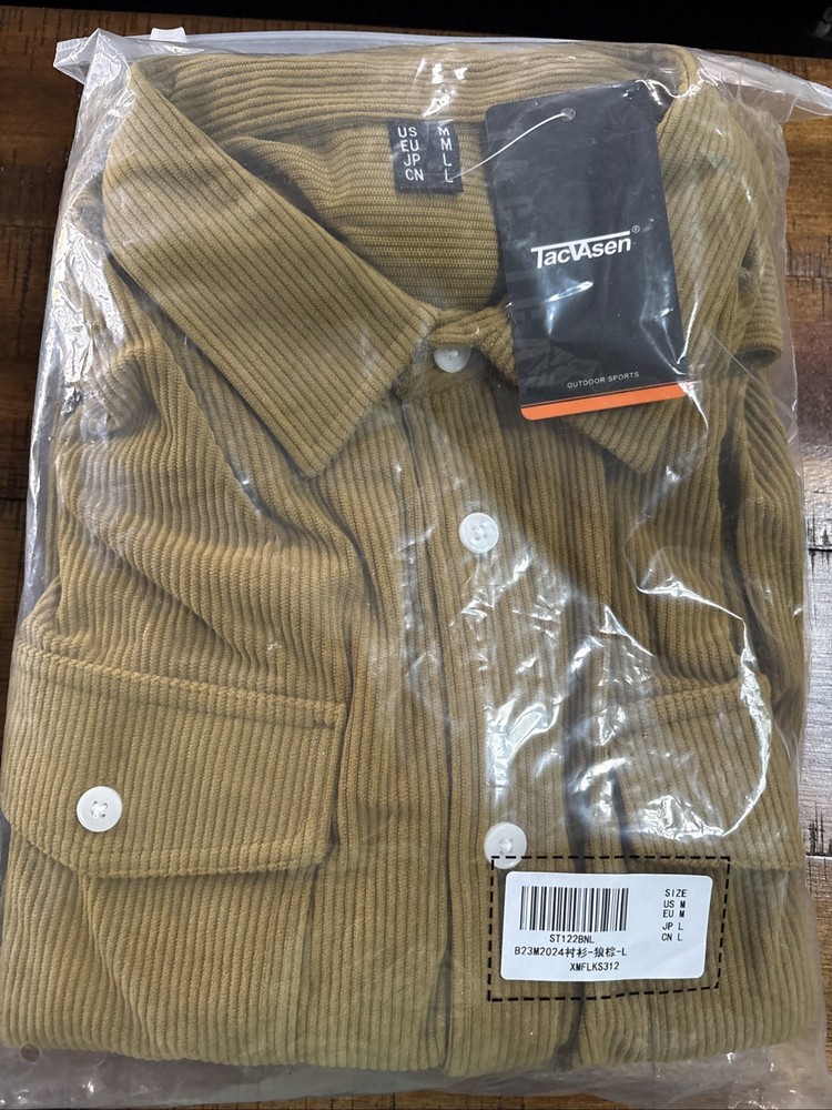 TacVAsen Long Sleeve Button Down-Medium