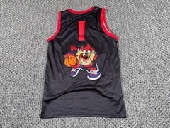 Retro Space Jam Tasmanian Devil Basketball Jersey Adult Medium Tune Squad