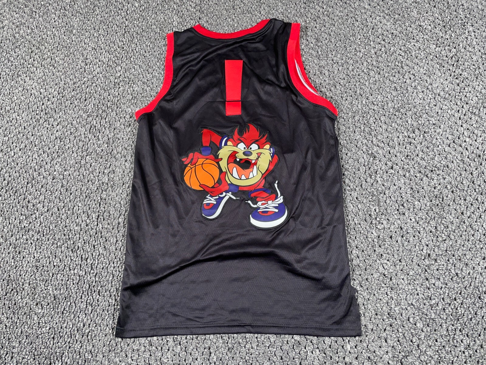 Retro Space Jam Tasmanian Devil Basketball Jersey Adult Medium Tune Squad