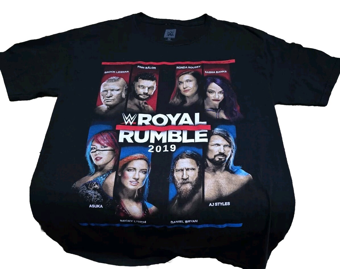 WWE Royal Rumble Wrestling 2019 “I Was There” T-Shirt Mens Sz Medium Black gallery
