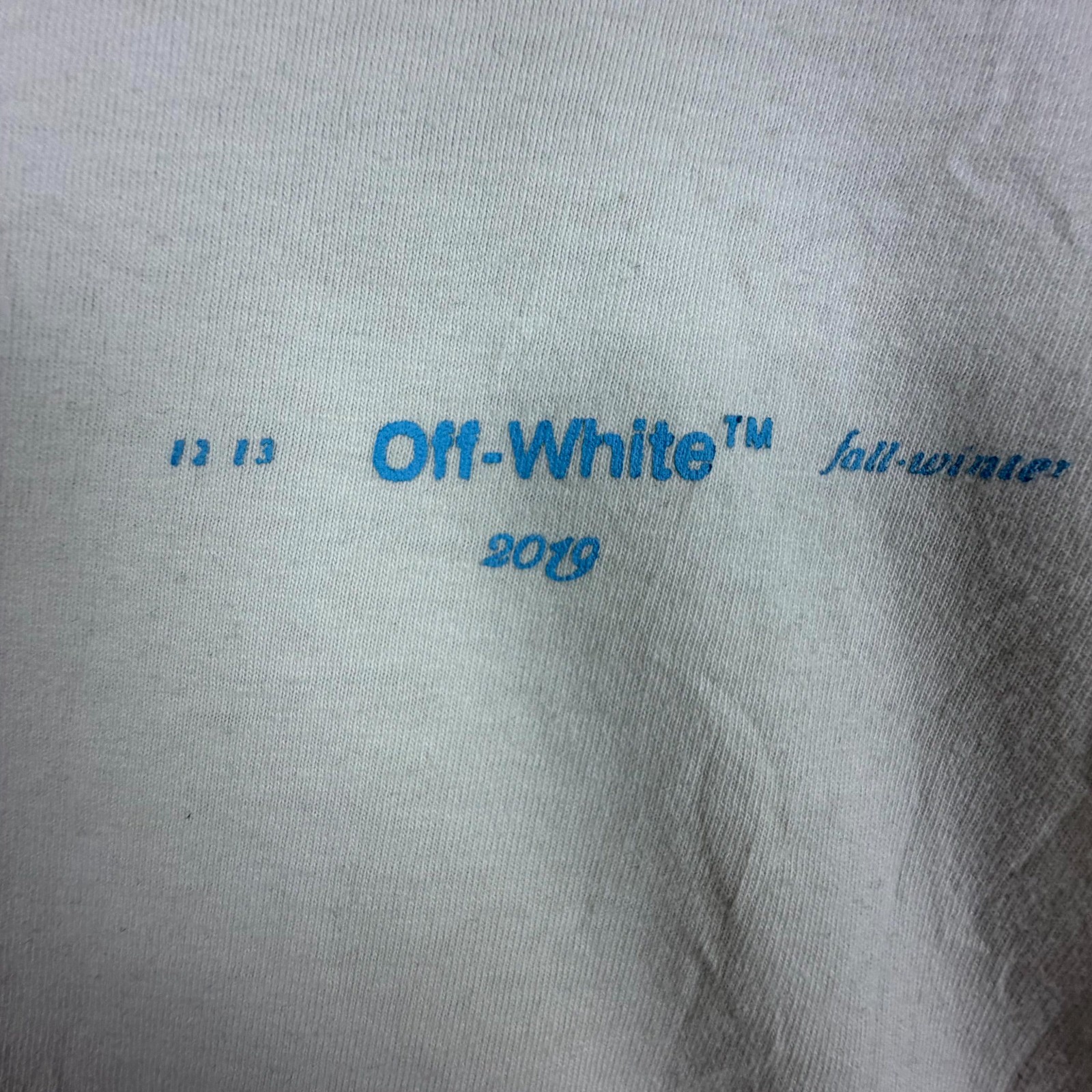 Off-White Main Label T-Shirt Mens White Fall Winter Virgil Abloh Arrows Graphic gallery