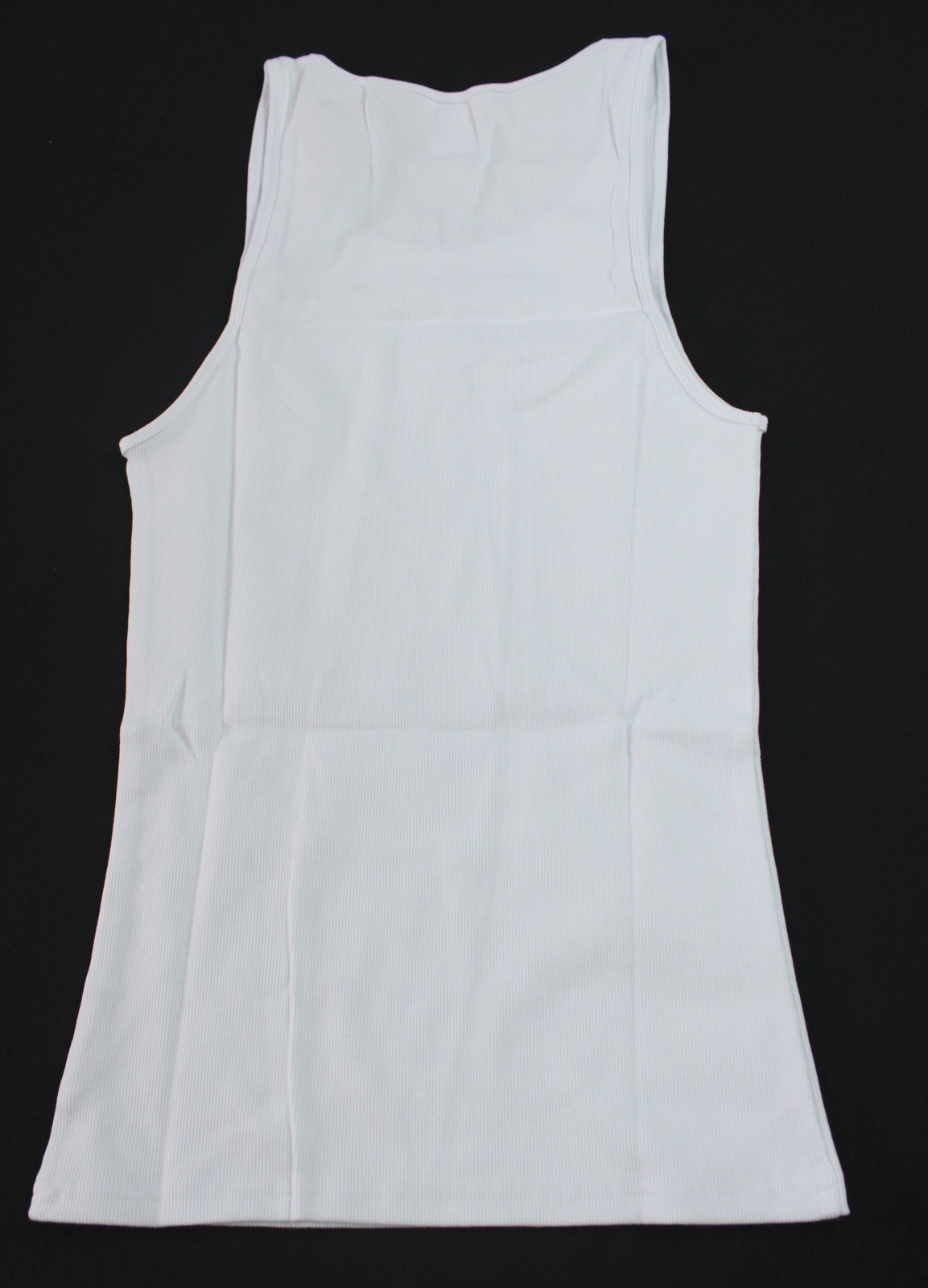 Ekkovision Men's Solid Ribbed Comfort Core Beater Tank Top EH6 White Size 4XL gallery