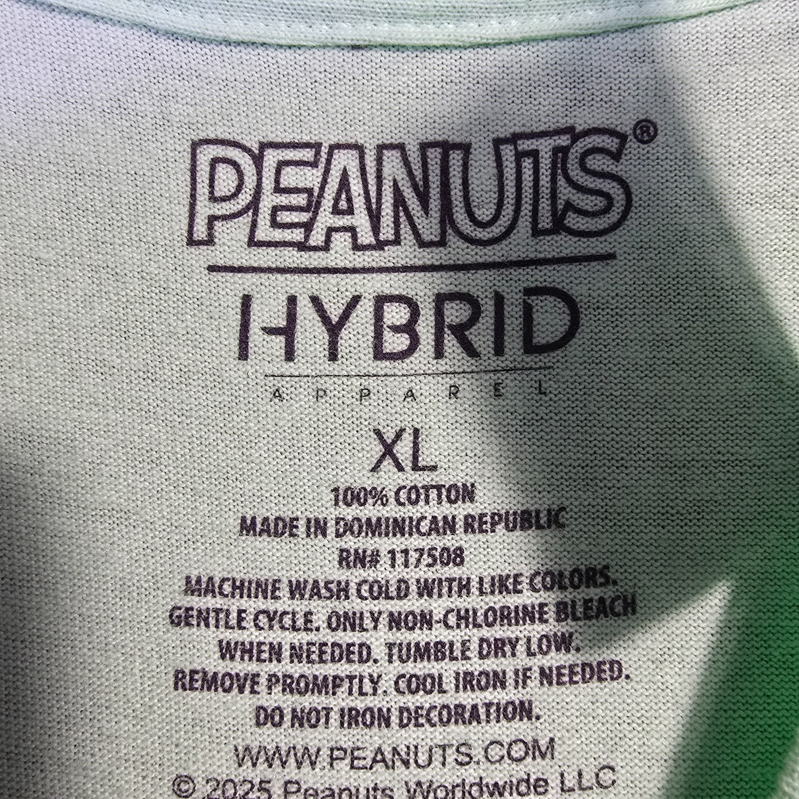 Peanuts® Hiking Snoopy t shirt Men XL Green Charlie Brown Classic Camping NWT gallery