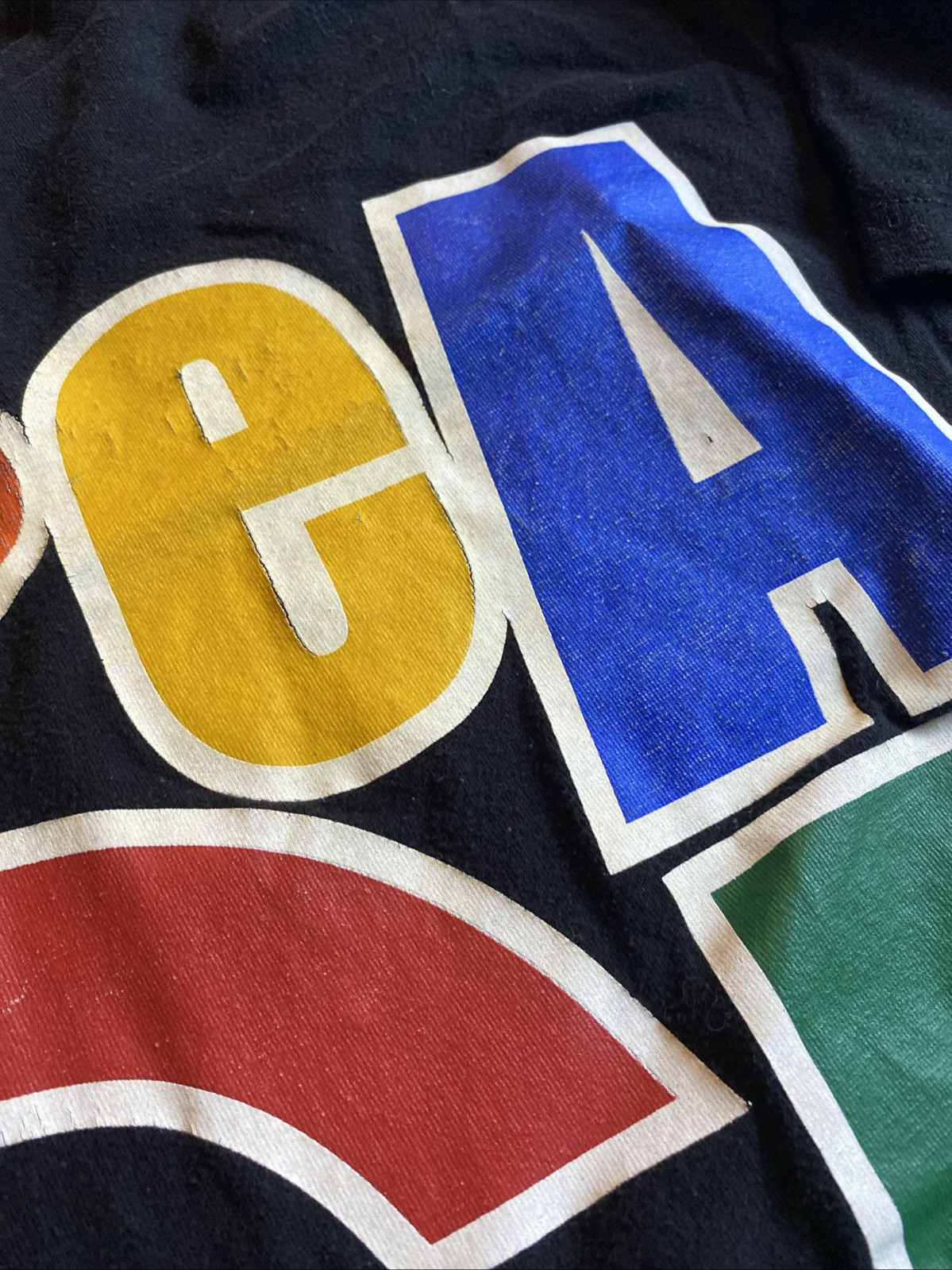 Vintage Cross Colours PEACE Stop-D the Violence Hip Hop Nation Men's L Rap Tee gallery