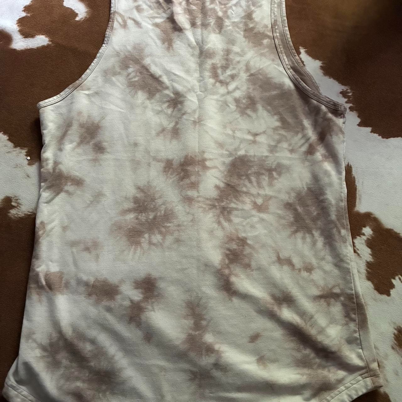 BYLT Premium Basics Cloud Dye Tank Sand Tie Dye Mens Sleeveless Size M gallery
