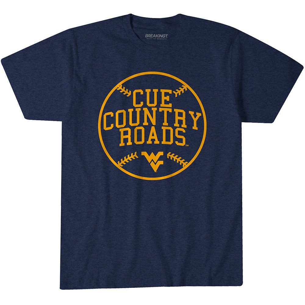 West Virginia Baseball: Cue Country Roads Shirt gallery
