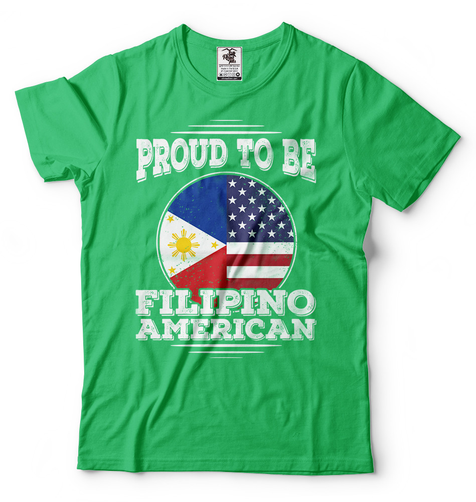 Proud To Be Filipino American Philippines Filipino Heritage T shirt gallery
