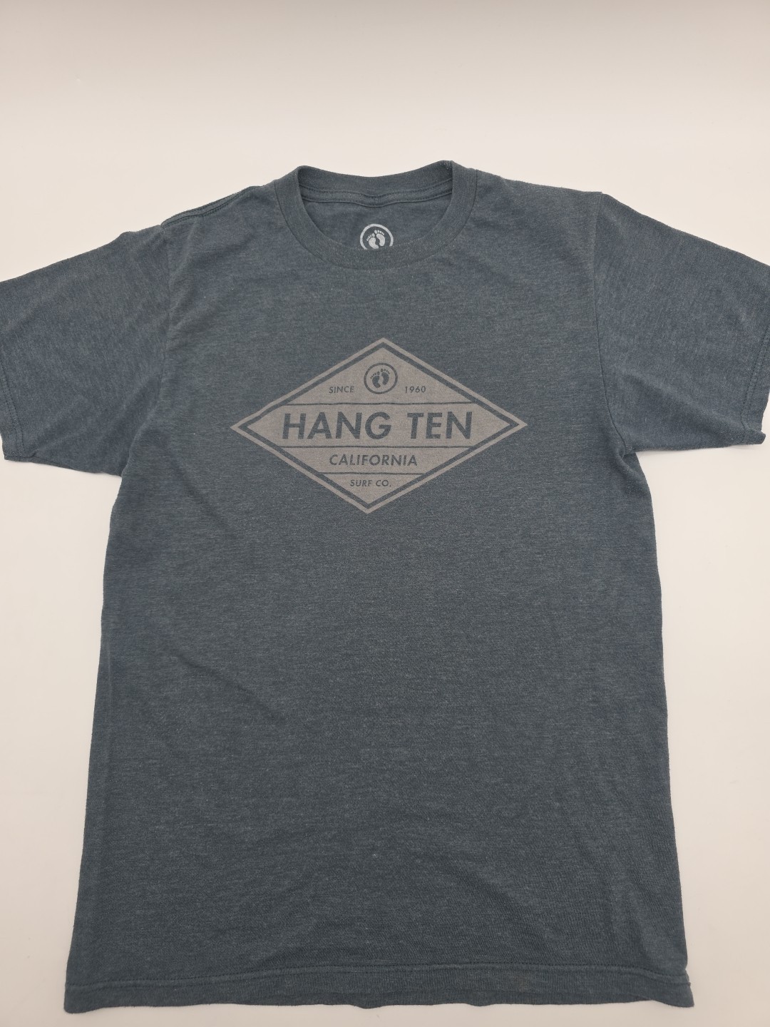 Hang Ten T Shirt Men Small Gray Graphic Tee.#43954