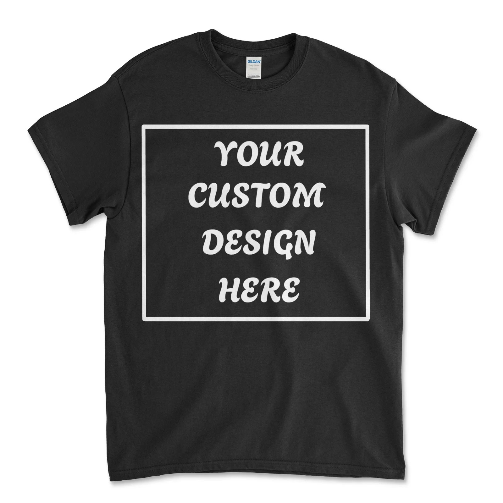 Custom T-Shirt Men’s Design Your Own Front Back Print Personalized Tee gallery