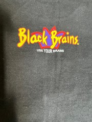 Intellectual Black Brains-Use Your Brains Urban Wear & Accesories T Shirt Sz L