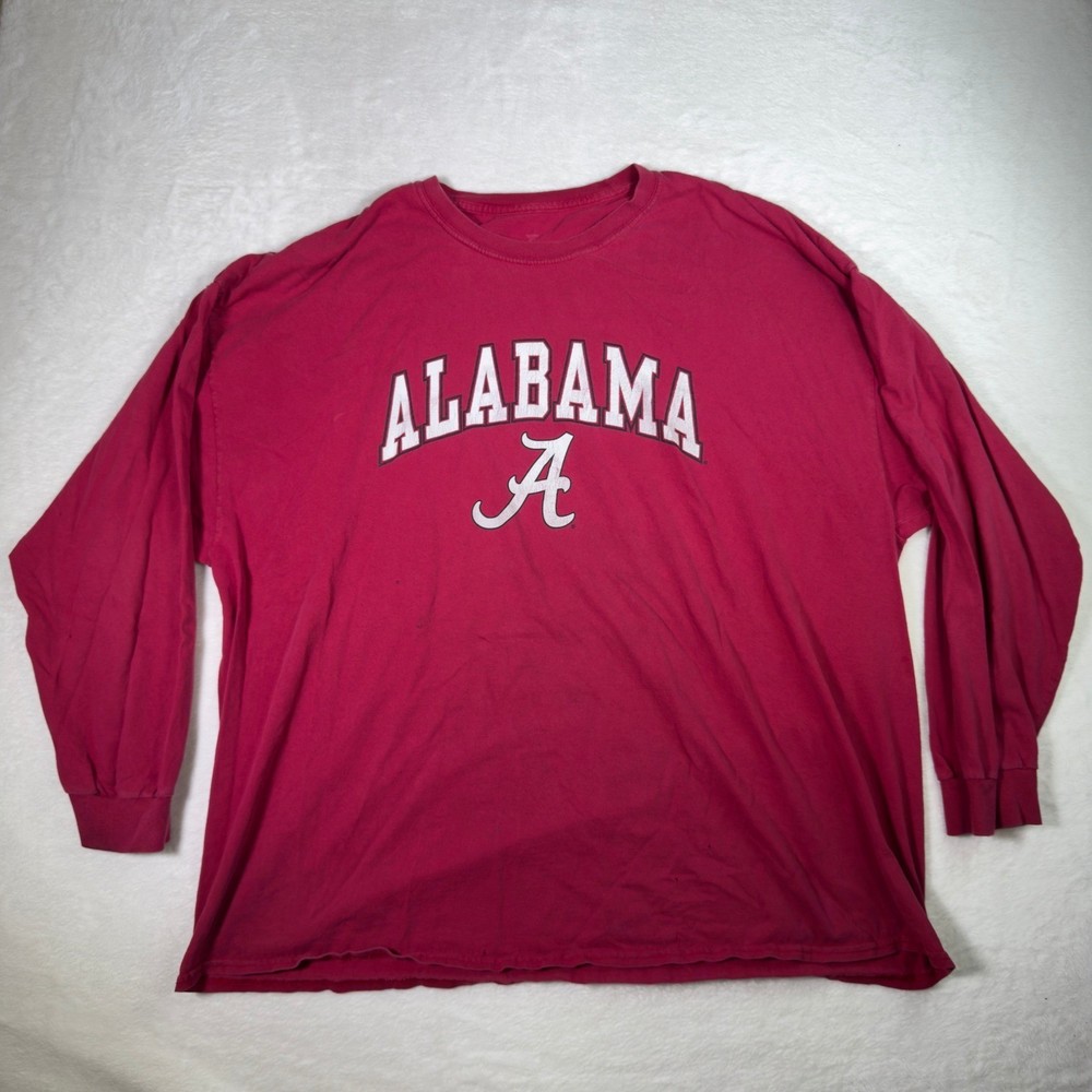 Alabama Crimson Tide Fanatics Long Sleeve T Shirt Mens 4XL Football Tee