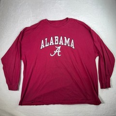 Alabama Crimson Tide Fanatics Long Sleeve T Shirt Mens 4XL Football Tee