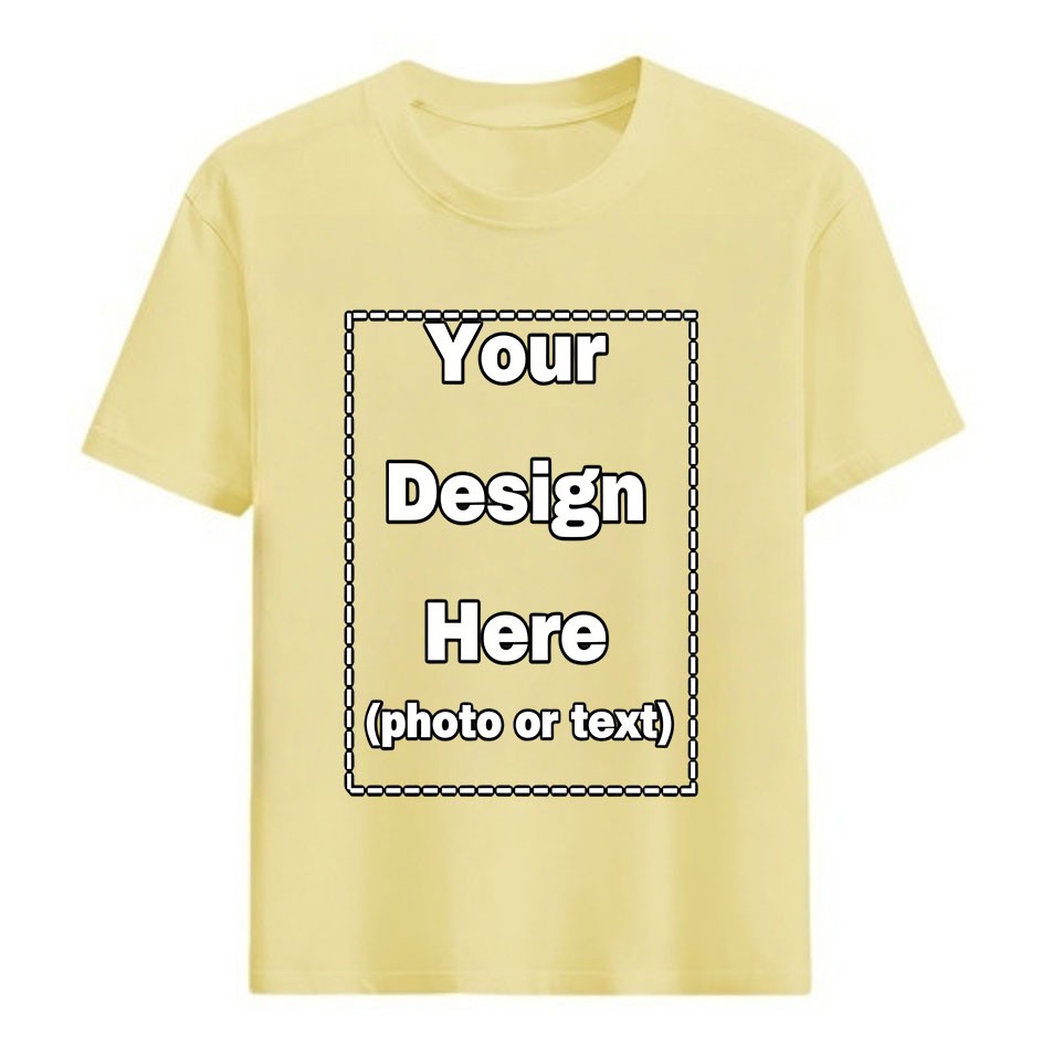 Custom Adult T-Shirt - Front & Back Print with Your Image - Personalized Design gallery