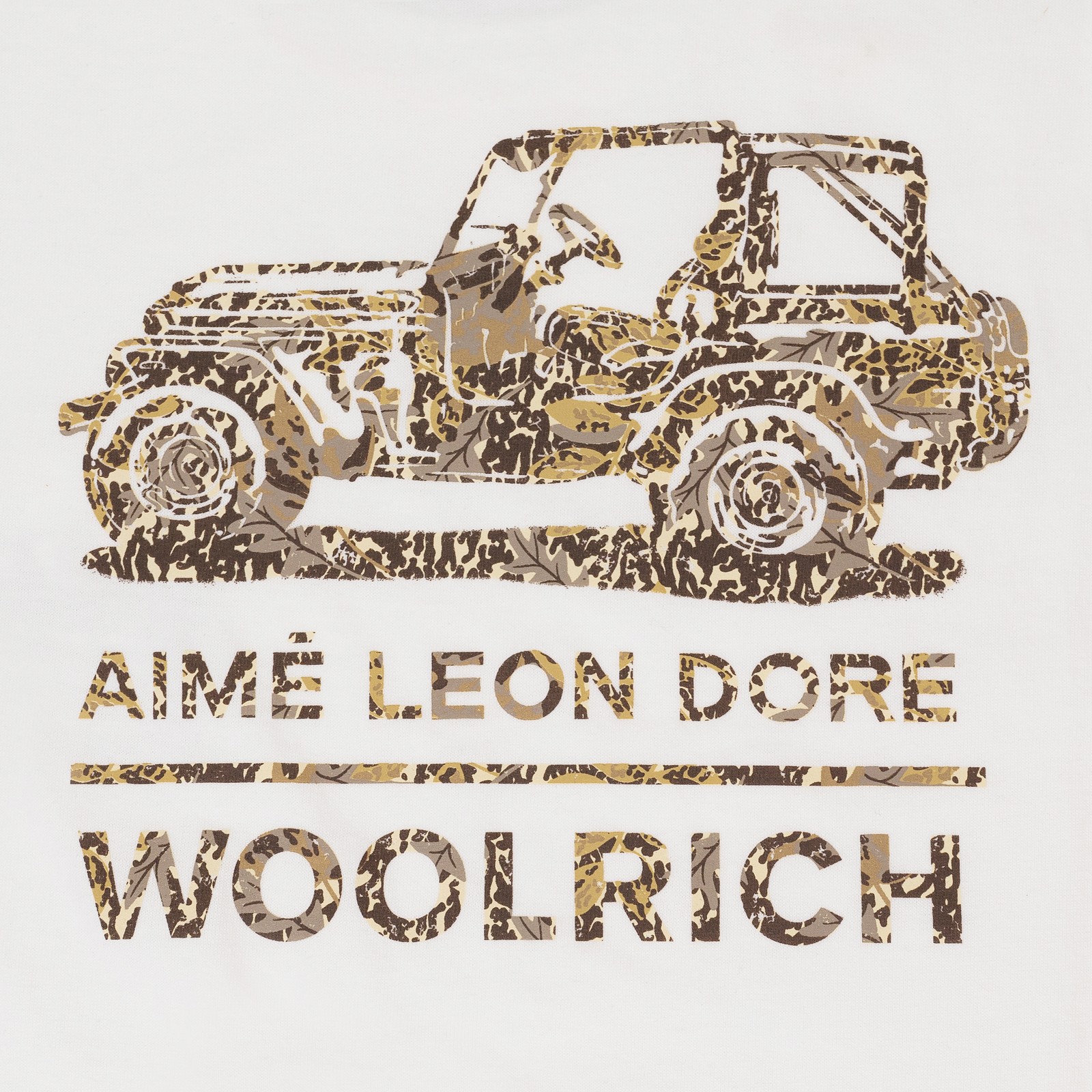 AIME LEON DORE White Woolrich All Terrain Tee SIZE L $85 gallery