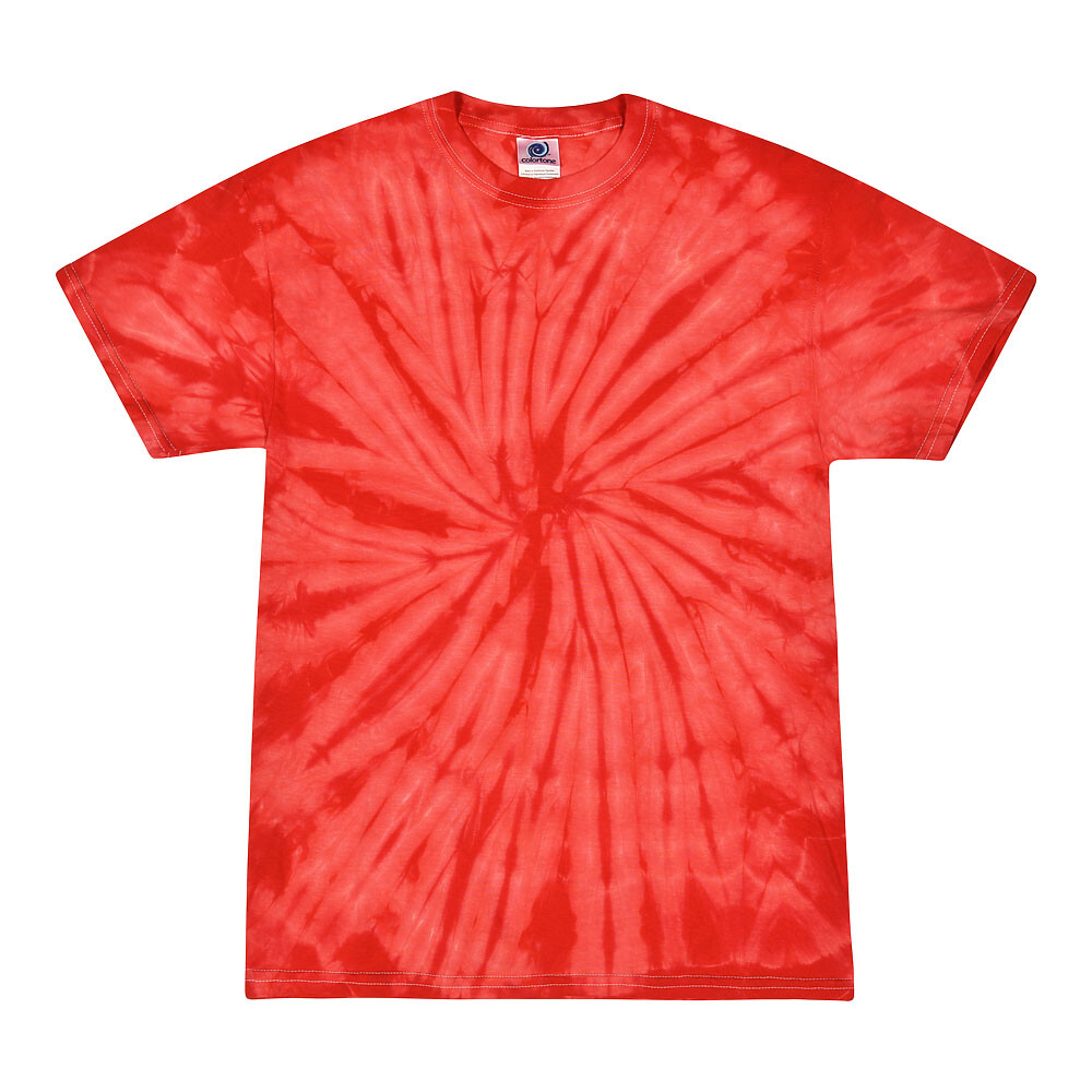 Tie Dye T-Shirts Multi-Color Adult XL 100% Cotton Colortone gallery