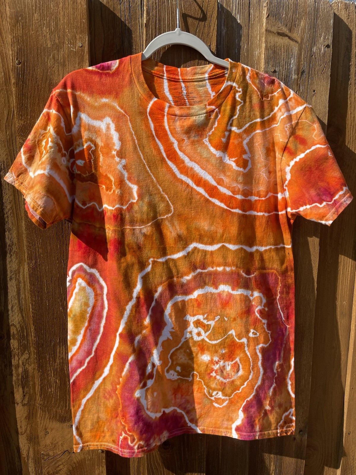 Custom Ice Tye Dye T-Shirt Size Medium Pre-washed gallery