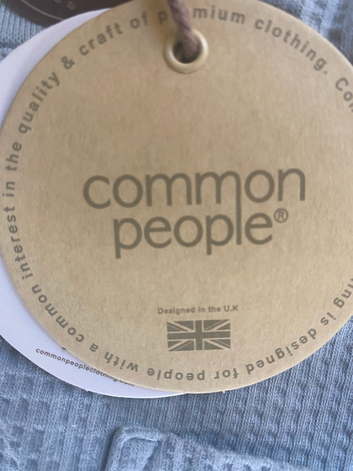 Common People men’s Medium T-shirt short sleeve seersucker gallery