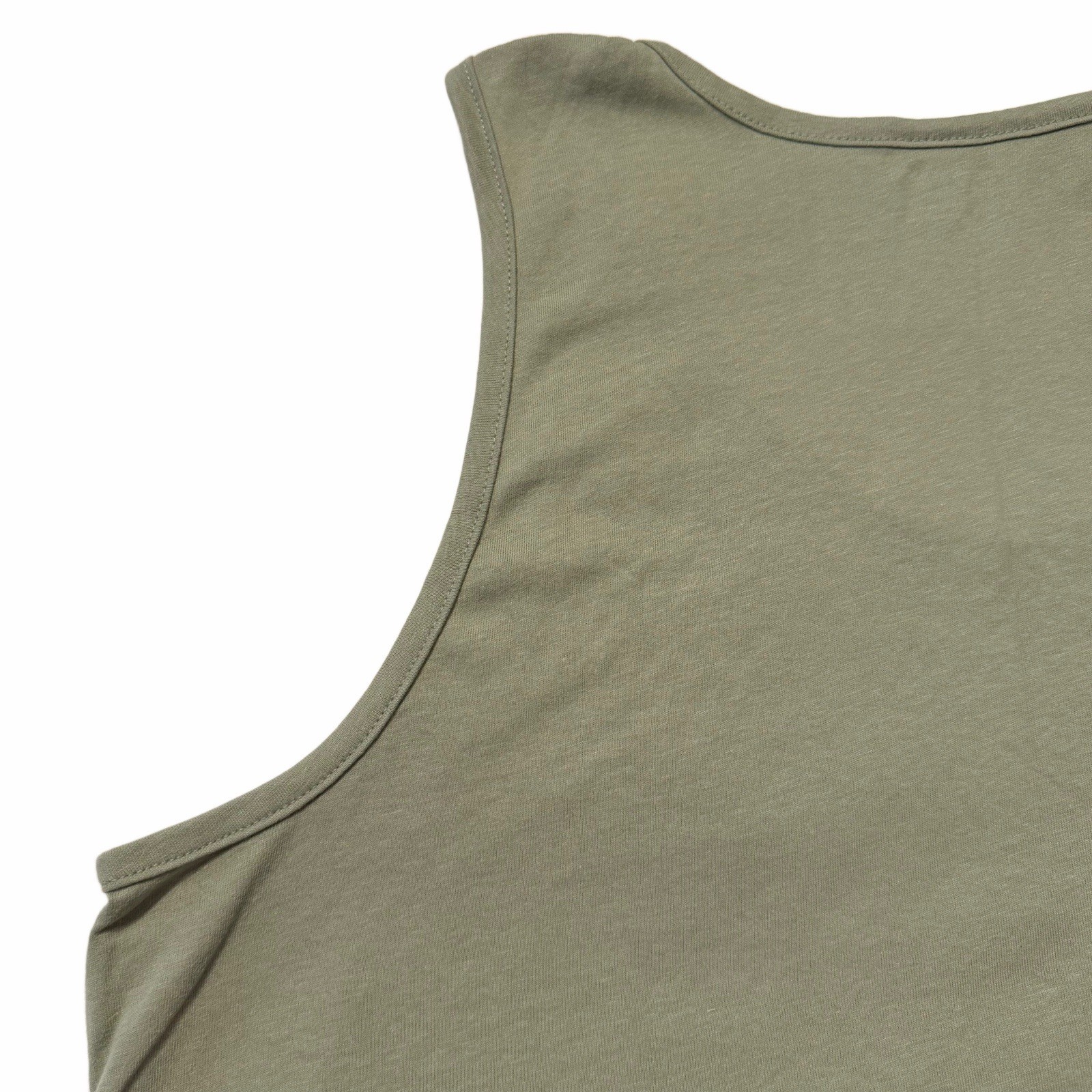 Men's Tank Top Size Medium Scoop Neck Wide Strap Green NWT gallery
