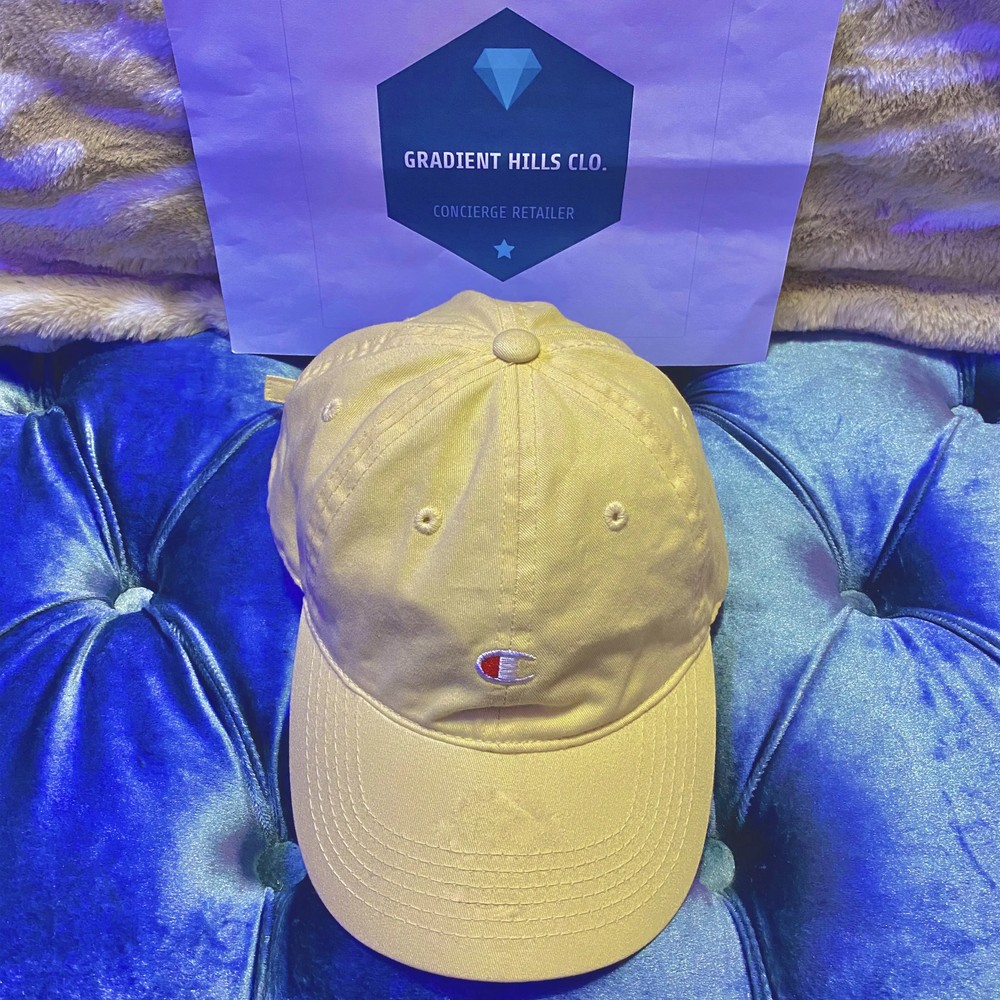 Champion Embroidered Strapback Hat ONE SIZE