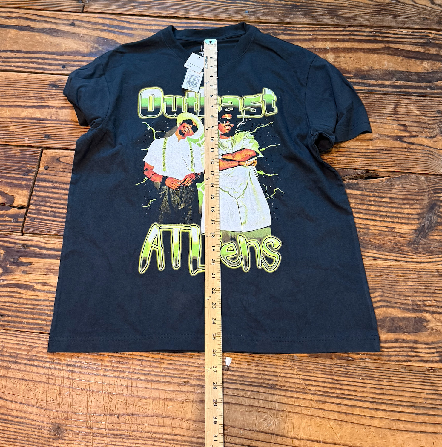 NEW Outkast Atliens Shirt Men Size Medium Hip Hop Short Sleeve Black T-Shirt NWT gallery