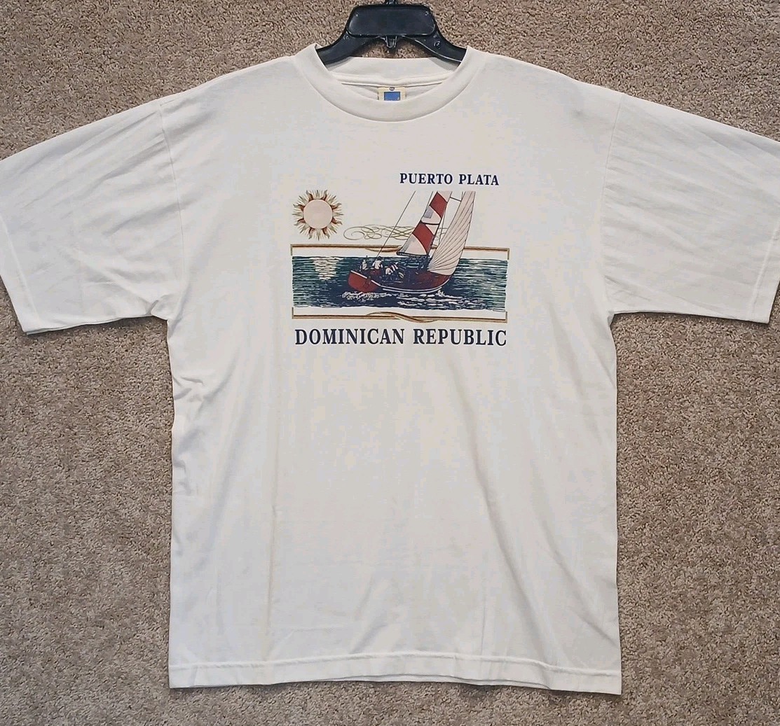 Wrangler Mens Size XXL White Tee Shirt Puerto Plata Dominican Republic gallery