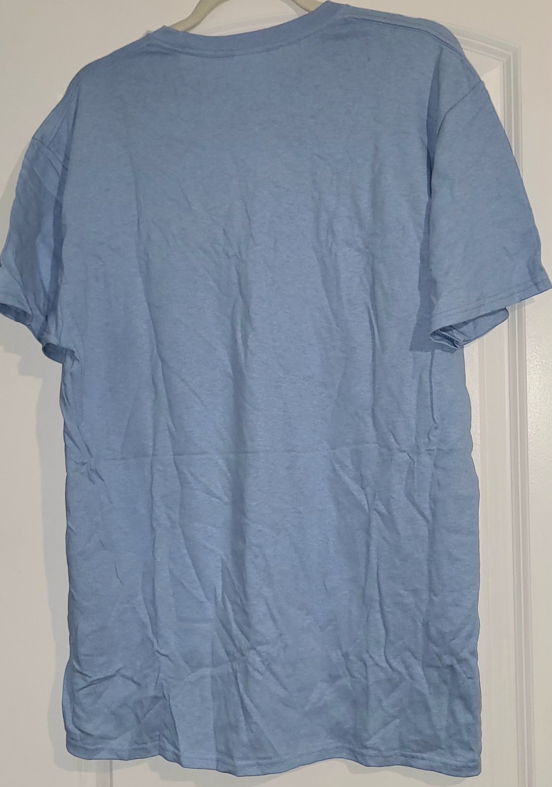 Delta Men's Light Blue T Shirt In The Garage Size L Large NEW gallery