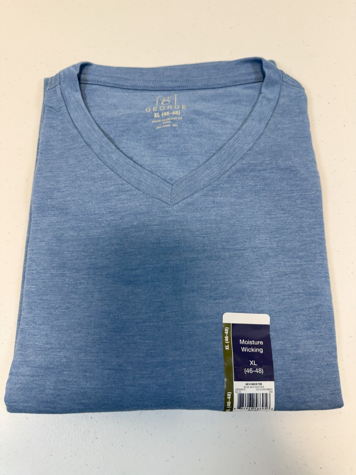 Men’s Shirts, (New w/tags), George, Jersey knit/Short Sleeve Tee, XL, (46-48)