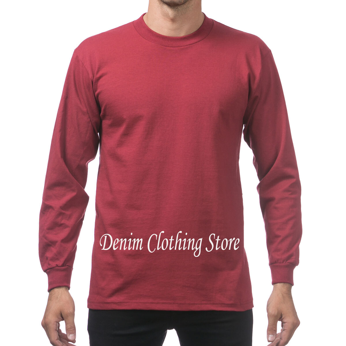 PRO CLUB MEN HEAVYWEIGHT SHIRT LONG SLEEVE PRO CLUB TEE ANY COLOR T-SHIRT S~7XL gallery
