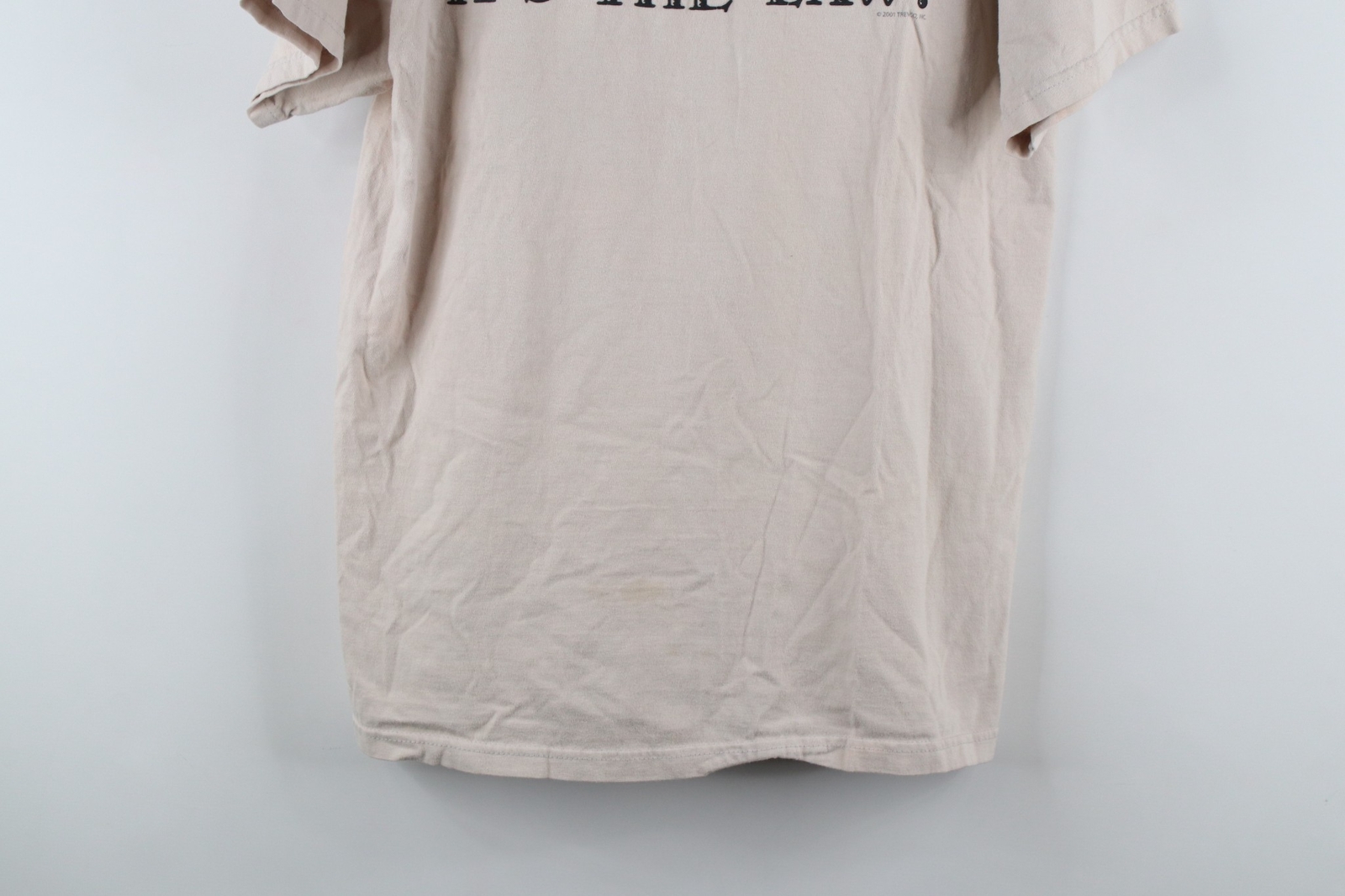 Vintage Y2K 2001 The Discovery Channel Mens Medium Faded Murphys Law T-Shirt gallery