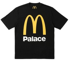 McDonald’s x Palace Collab Medium T-Shirt, Black w/ Yellow “M”