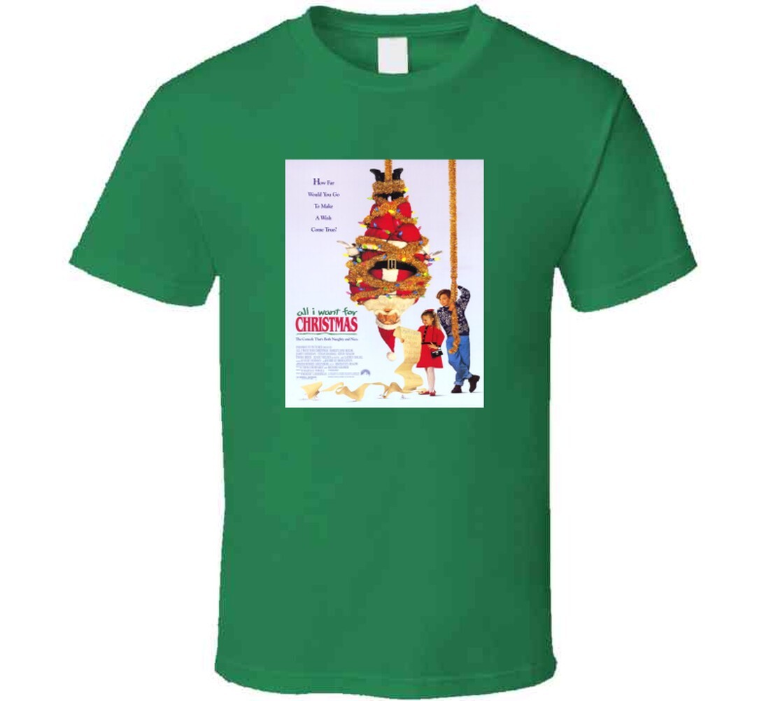 All I Want For Christmas Movie Tee Classic Holiday Movie T Shirt gallery