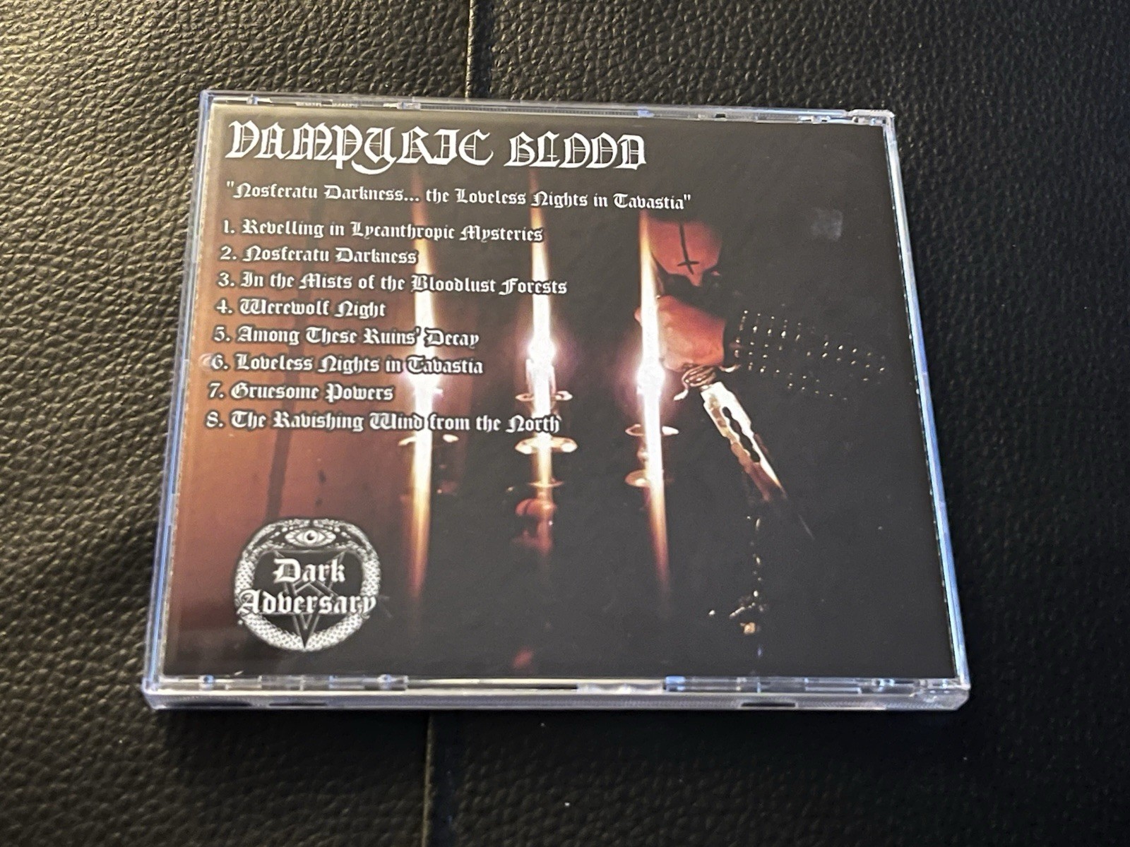 Vampyric Blood Sleeveless Shirt CD Combo Nosferatu Darkness… Medium gallery
